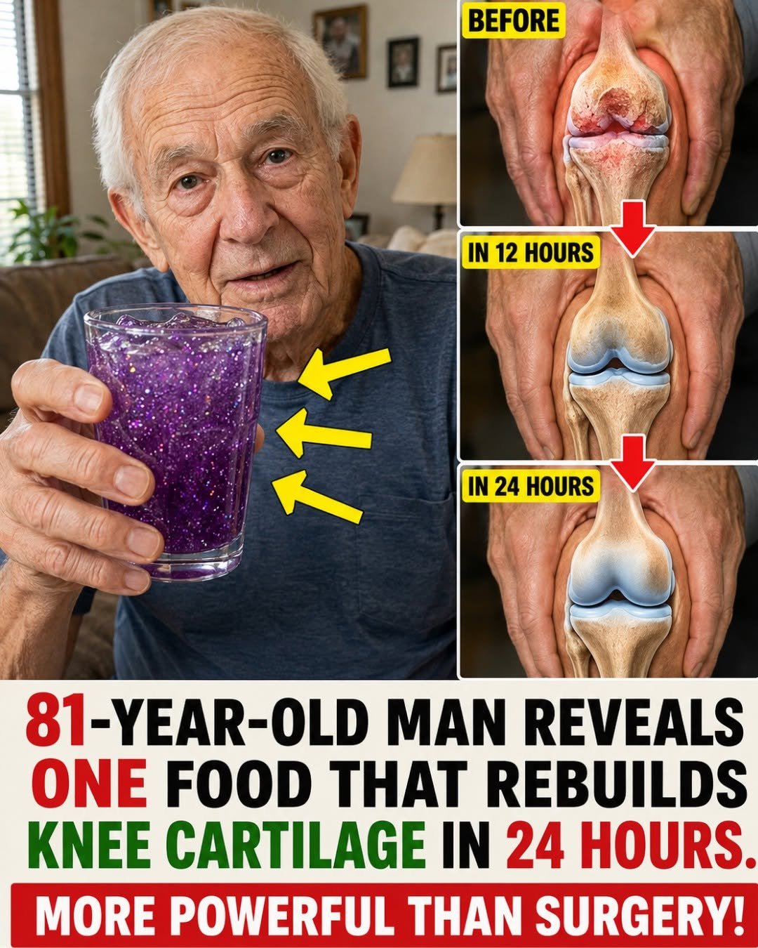 The One Food That “Rebuilds” Knee Cartilage? Here’s What Science Really Says
