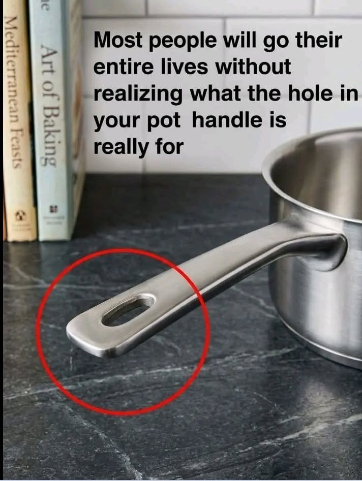 Why Your Pot Handle Actually Has a Hole (Hint: It’s Not for Hanging!)