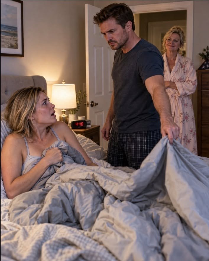 At 4:40 in the morning, my husband yanked the blanket off me and said, “Get up. Mom needs oatmeal before her pills.” Behind him stood his mother wearing my robe, and that was when I realized she hadn’t come for breakfast.